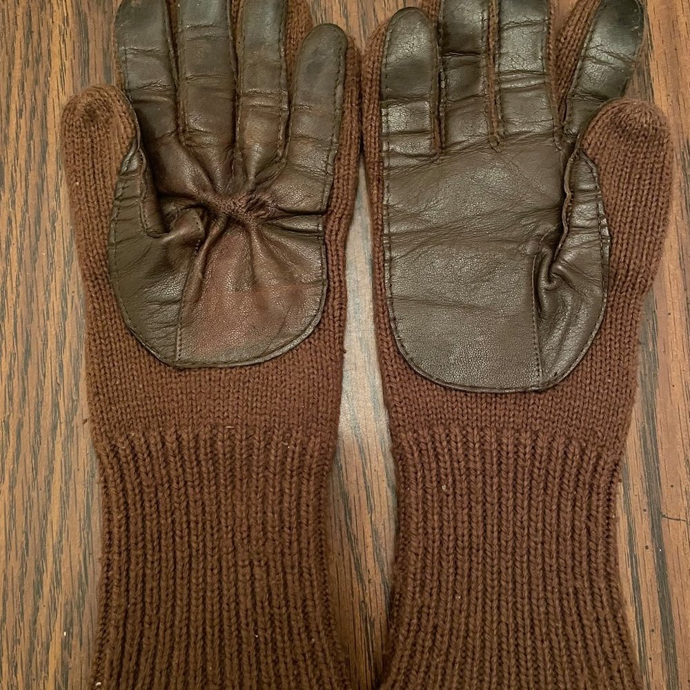 VINTAGE! THINSULATE LEATHER INTERIOR GLOVES